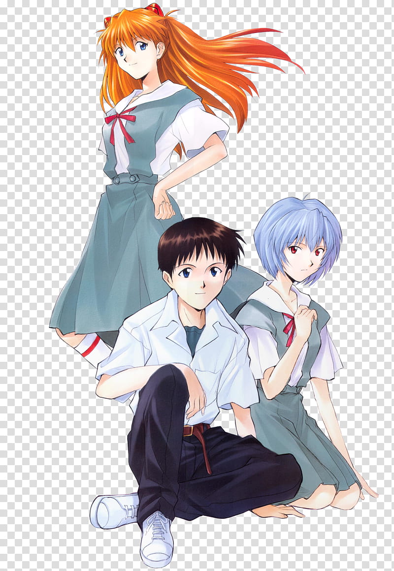 Ayanami Rei Ikari Shinji Langley Sohryu Asuka transparent background PNG clipart