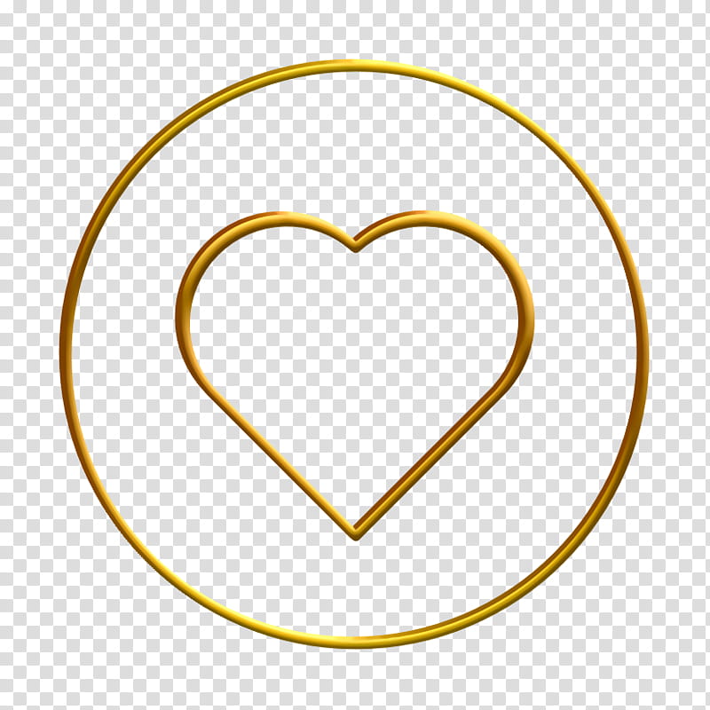 bookmark icon favorite icon heart icon, Like Icon, Love Icon, Yellow, Line, Circle, Symbol transparent background PNG clipart