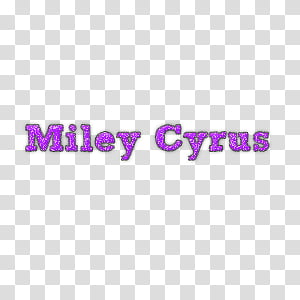 Miley Cyrus Texto transparent background PNG clipart thumbnail