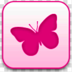 Albook extended pussy , pink butterfly icon transparent background PNG clipart