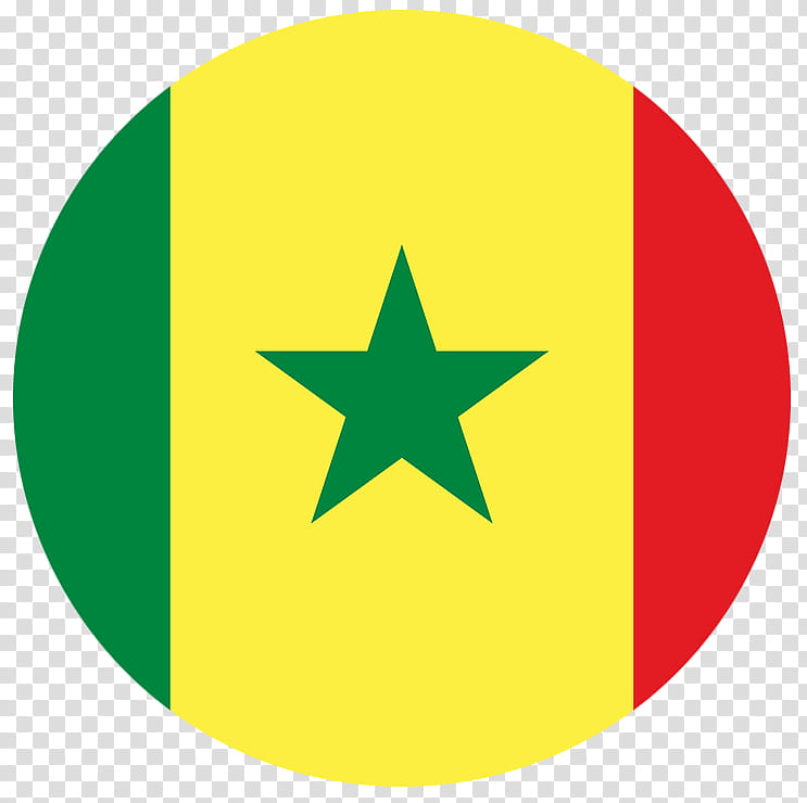 Green Circle, Senegal, Flag Of Senegal, Symbol, Yellow, Line, Area, Symmetry transparent background PNG clipart