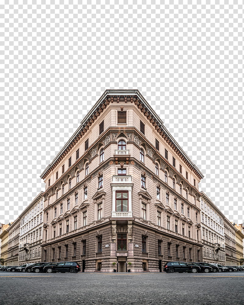 Architecture , brown hotel corner building transparent background PNG clipart