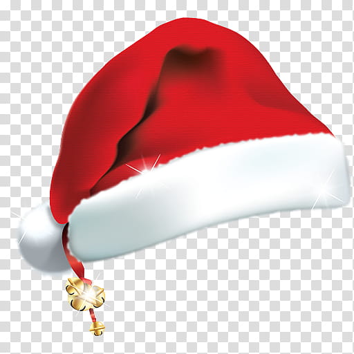 CHRISTMAS MEGA, red and white Santa Claus hat transparent background PNG clipart