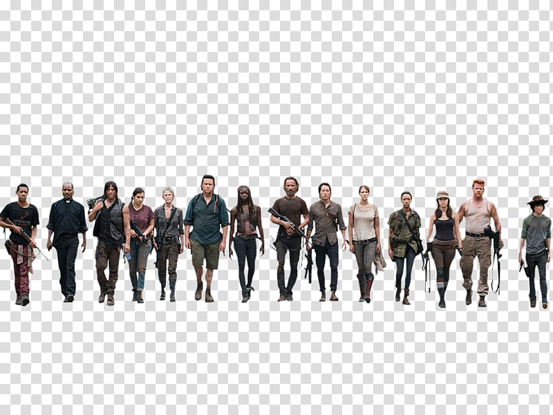 The Walking Dead , The Walking Dead characters transparent background PNG clipart