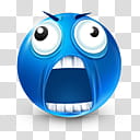 Very emotional emoticons , , blue emoji icon transparent background PNG clipart