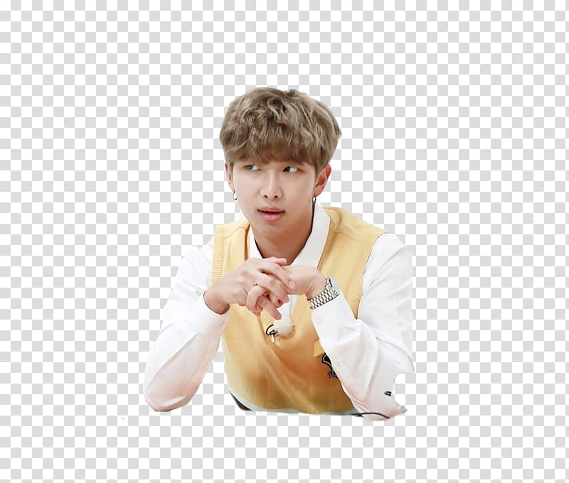 RUN BTS EP , man wearing brown waistcoat transparent background PNG clipart