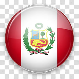 South America Win, red, white, and green pinback button transparent background PNG clipart