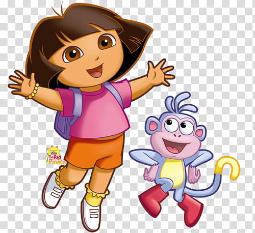 Dora The Explorer, Dora The Explorer and Boots transparent background PNG clipart