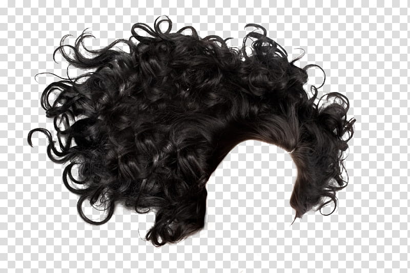 Hair brown curly hair wig transparent background PNG clipart