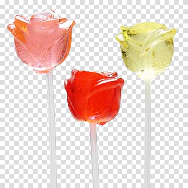 Candy s, three assorted-color glass roses transparent background PNG clipart