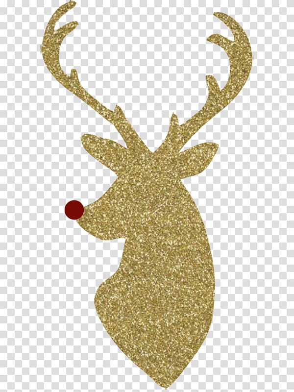 Rudolph Christmas, Deer, Reindeer, Silhouette, Red Deer, Stencil, Christmas Day, Cricut transparent background PNG clipart