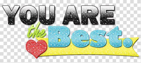 texto You are the Best transparent background PNG clipart