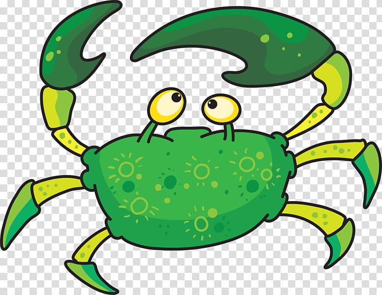 Background Green, Crabs, Dungeness Crab, Cartoon, European Green Crab, Text, Yellow, King Crab transparent background PNG clipart