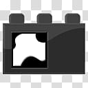 SocioLEGO Lego Social Icon Set, designmoo_lego_, square black and white illustration transparent background PNG clipart