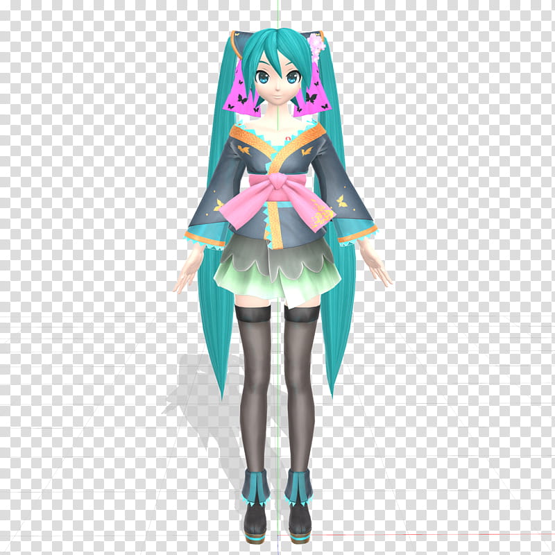 Butterfly Module BETA ver, Hatsune Miko D illustration transparent background PNG clipart