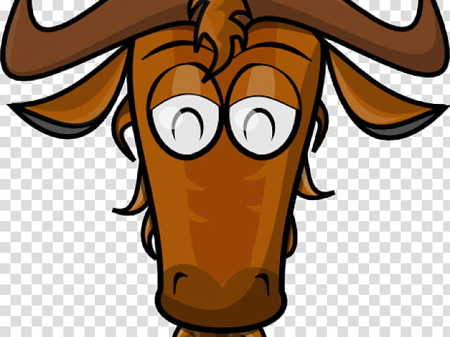 Horn Character Blog Blue wildebeest Spotted Seatrout, Data, Wildcard Character, Cartoon, Bovine, Snout, Pleased transparent background PNG clipart