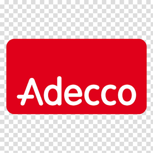 Medical Logo, Adecco Group, Temporary Work, Red, Text, Signage, Area, Label, Rectangle transparent background PNG clipart