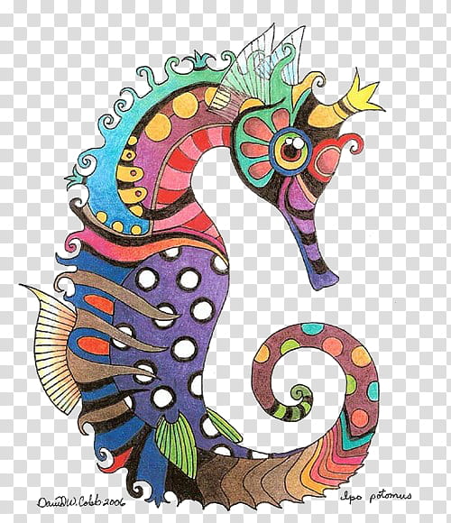 , seahorse illustration transparent background PNG clipart