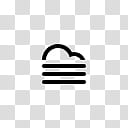 LS Climacons DARK Edition, black cloud transparent background PNG clipart