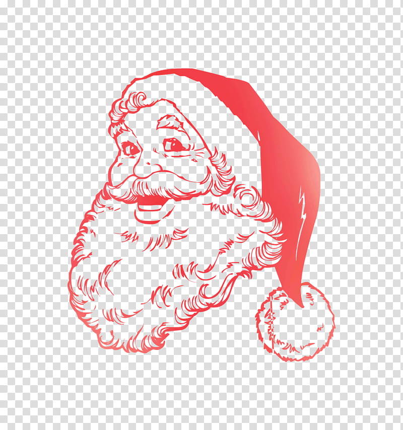 Santa Claus Drawing, Christmas Day, Premium Tshirt, Holiday, Party, Facial Hair, Beard, Line Art transparent background PNG clipart