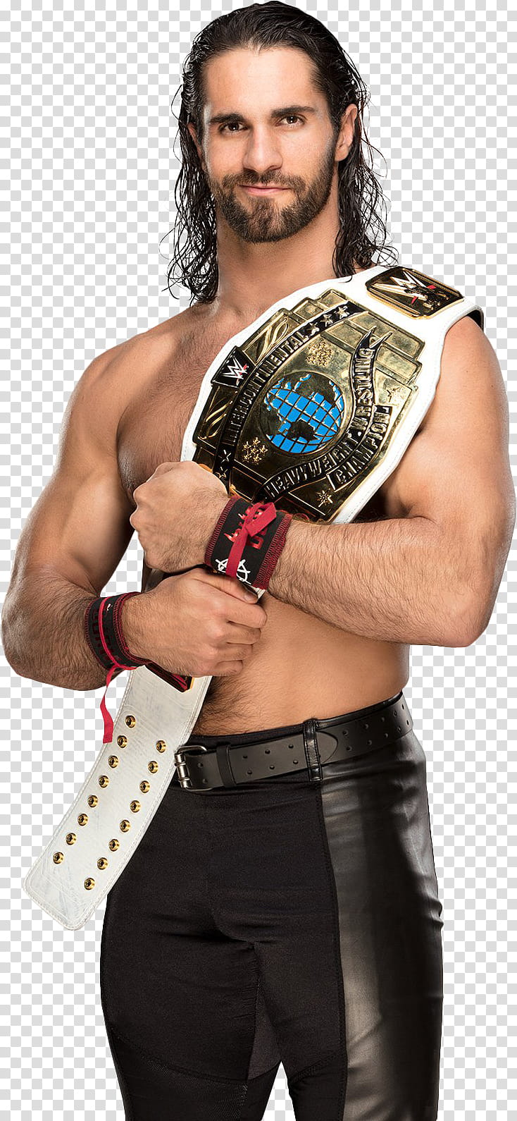 Seth Rollins new ic champ transparent background PNG clipart