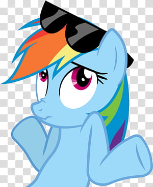 Blue Pony png images