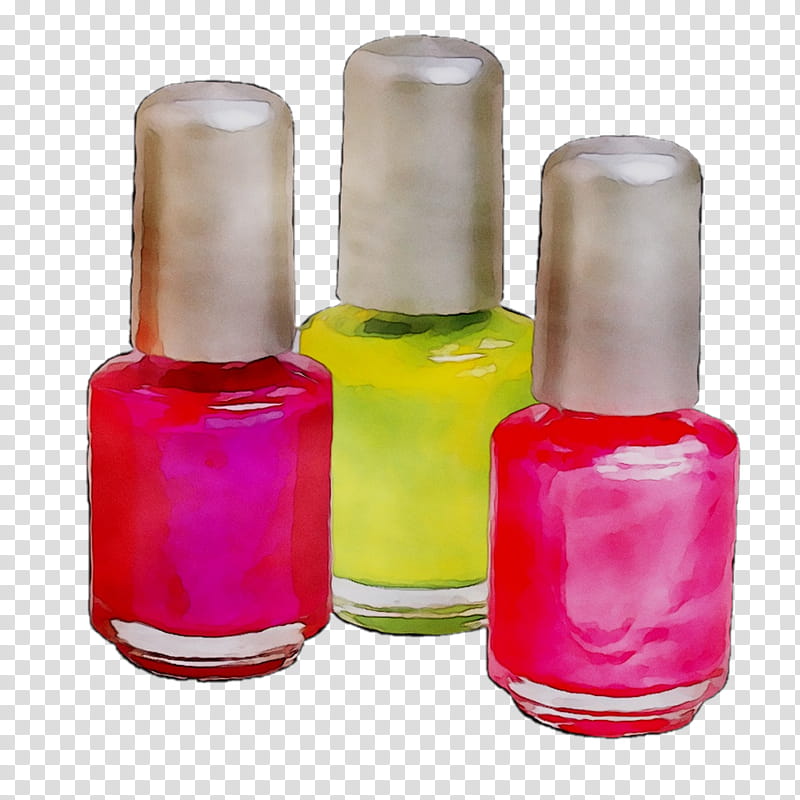 Nail Polish Nail Polish, Glass Bottle, Magenta, Nail Care, Cosmetics, Yellow, Pink, Food Coloring transparent background PNG clipart