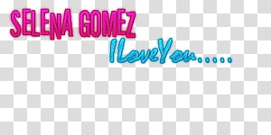 Texto Selena Gomez transparent background PNG clipart thumbnail