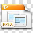 Office  New Document Icons, PPTX transparent background PNG clipart