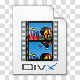 Audio et video files vista, DIVX  icon transparent background PNG clipart