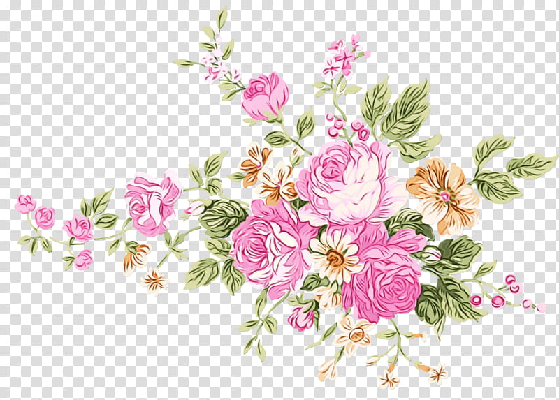 Flower Art Watercolor, Paint, Wet Ink, Floral Design, Rose, Peony, Pink Flowers, Flower Bouquet transparent background PNG clipart