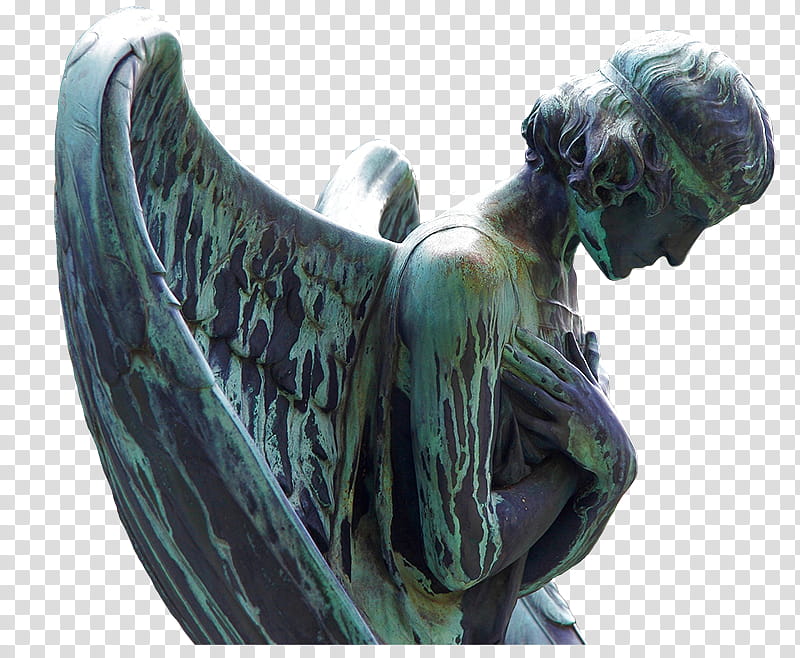 oh my goth, angel statue transparent background PNG clipart