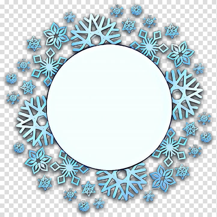 pop art retro vintage, Snowflake, Christmas Day, Drawing, Film, Aqua, Blue, Circle transparent background PNG clipart