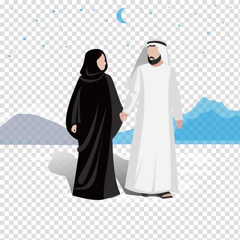 Arabs White, Arabic Language, Video, Sharia, Arabic Calligraphy, Clothing, Outerwear, Abaya transparent background PNG clipart
