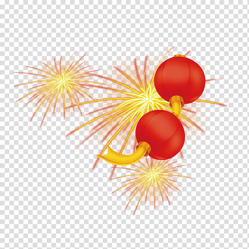 Fireworks, Lantern, Firecracker, Papercutting, Flame, Explosive Material transparent background PNG clipart