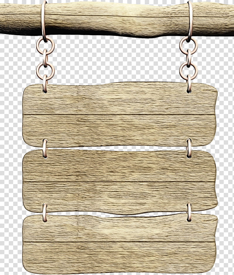 Wood Sign, Hanging, Drawing, Earrings, Beige, Rectangle, Jewellery, Metal transparent background PNG clipart