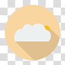 Sweet Flat Icons, Cloud transparent background PNG clipart