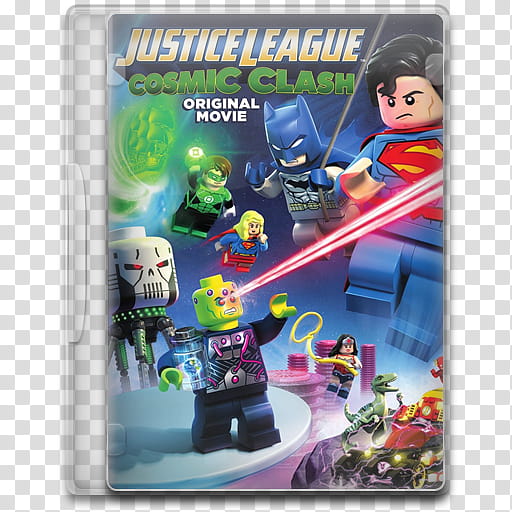 Movie Icon Mega , Justice League, Cosmic Clash, Justice League Cosmic Clash DVD transparent background PNG clipart