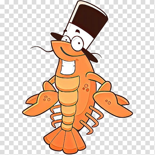 cartoon lobster tail, Cartoon transparent background PNG clipart
