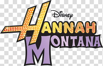 DC tv Show logo s, Disney Hannah Montana logo transparent background PNG clipart