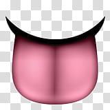 tongue cartoon transparent background PNG clipart