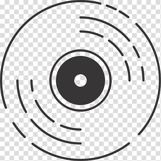 Black Circle, Eye, Black White M, Phonograph Record, Turntable, Web Search Engine, Marketplace, Line Art transparent background PNG clipart