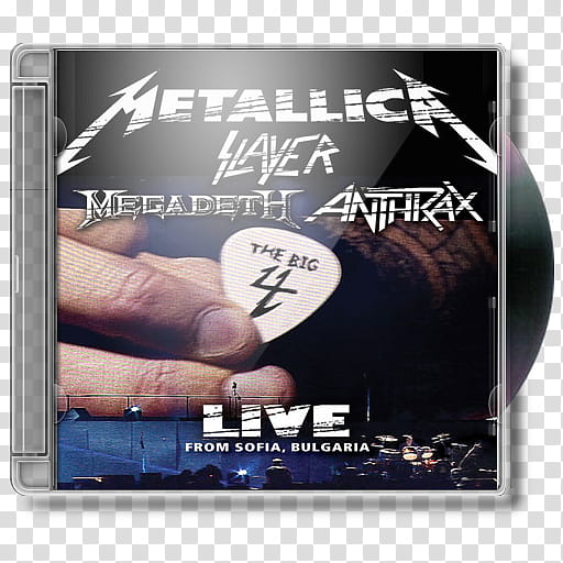 Metallica, Metallica, The Big Four transparent background PNG clipart