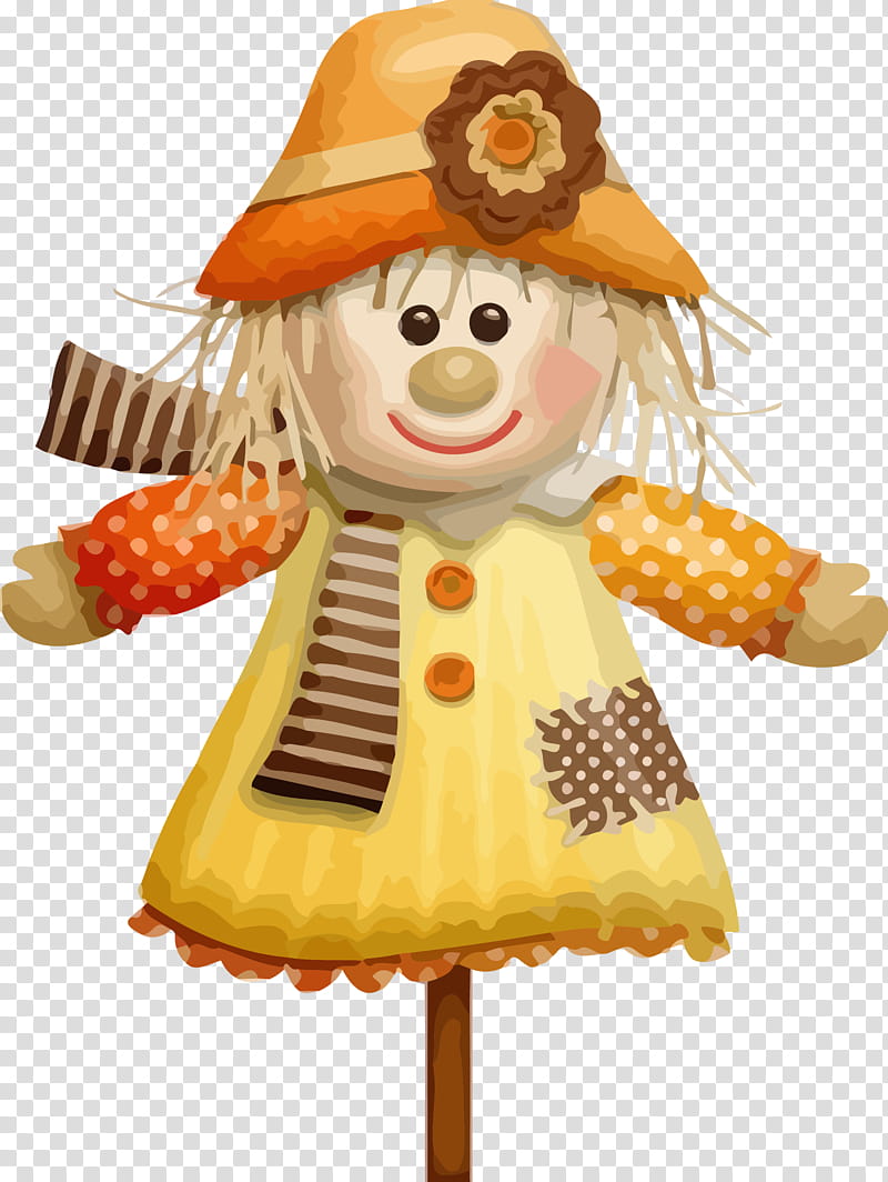 scarecrow thanksgiving autumn, Scarecrow transparent background PNG clipart