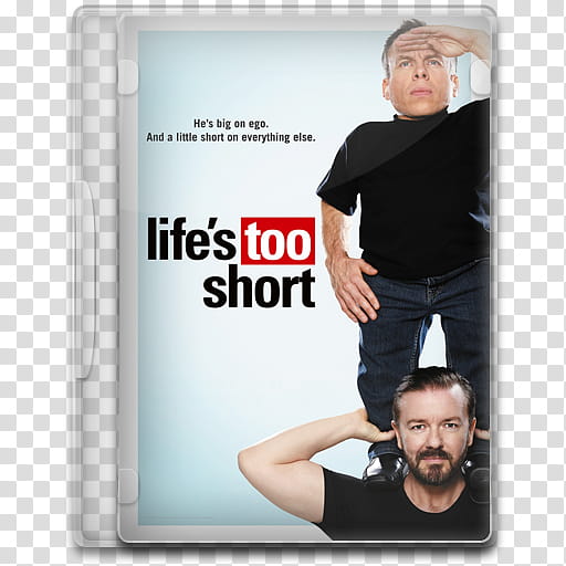 TV Show Icon , Life's Too Short, Life's Too Short DVD case transparent background PNG clipart