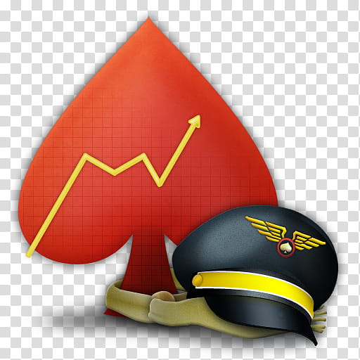 Poker Copilot icon  , copilot---, red spade and black hat graphic illustration transparent background PNG clipart