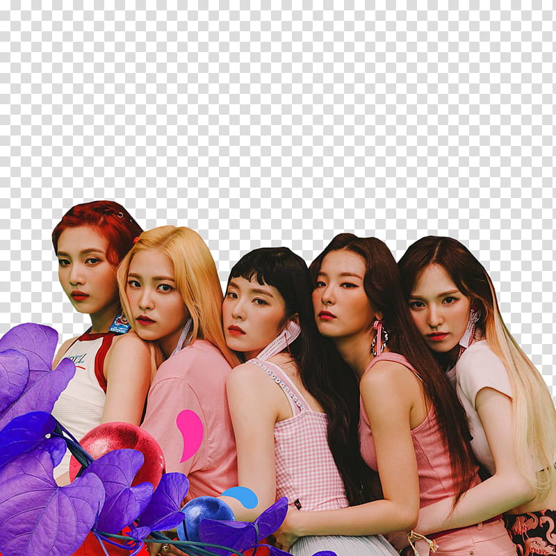 Red Velvet members transparent background PNG clipart