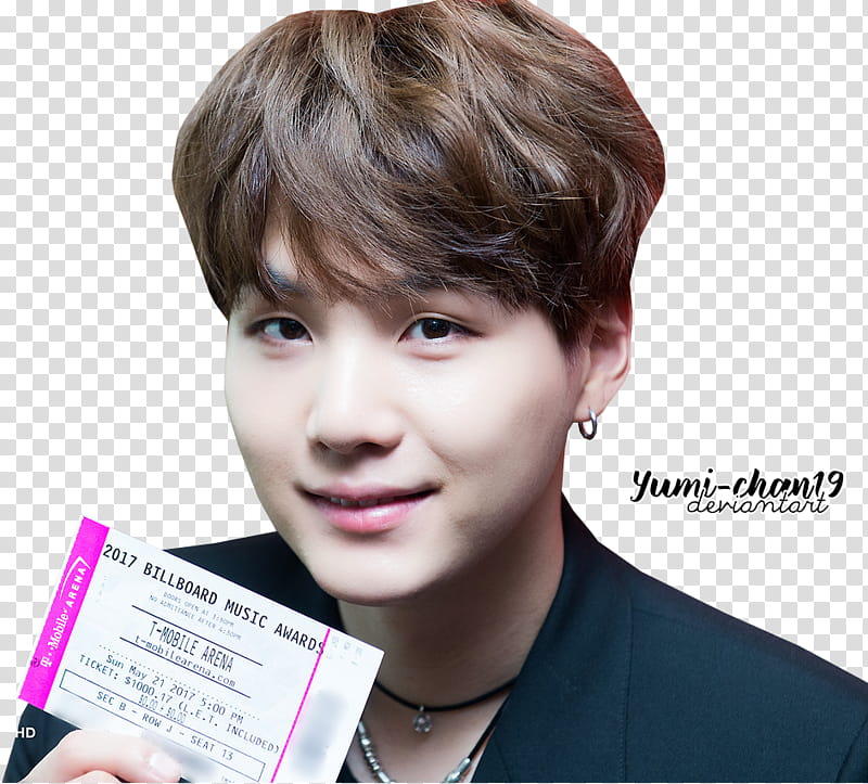 Suga BTS,  Billboard music award transparent background PNG clipart