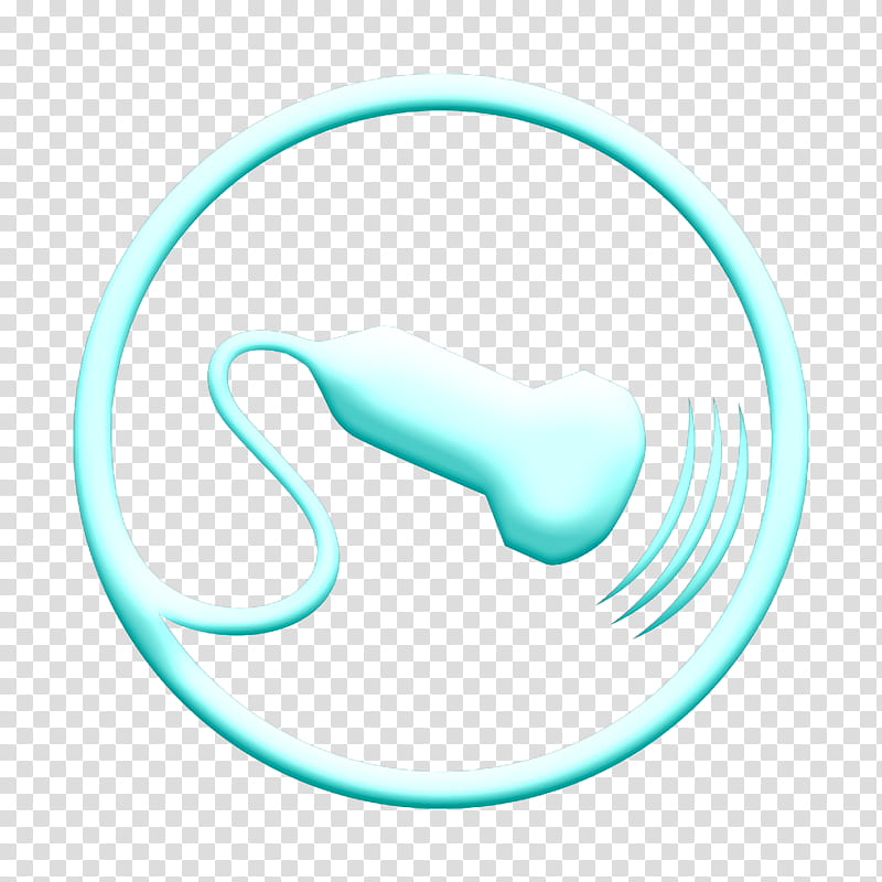 scan icon ultra sound icon ultrasound icon, Turquoise, Neon, Circle, Symbol, Logo transparent background PNG clipart