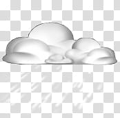 WSI Weather Icons As Seen on TV, Rain_Windy transparent background PNG clipart